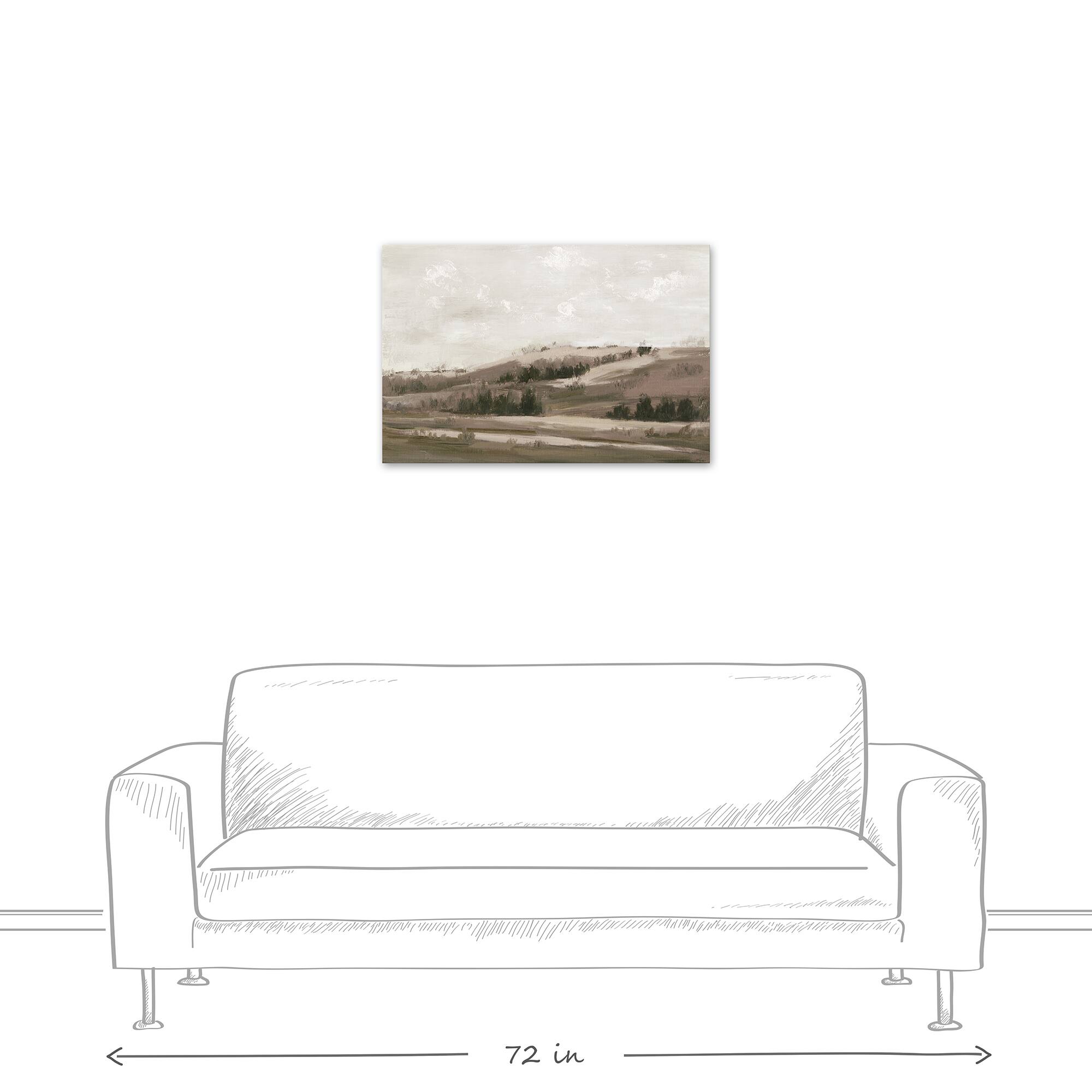Warm Landscape 30" x 20" Canvas Wall Art